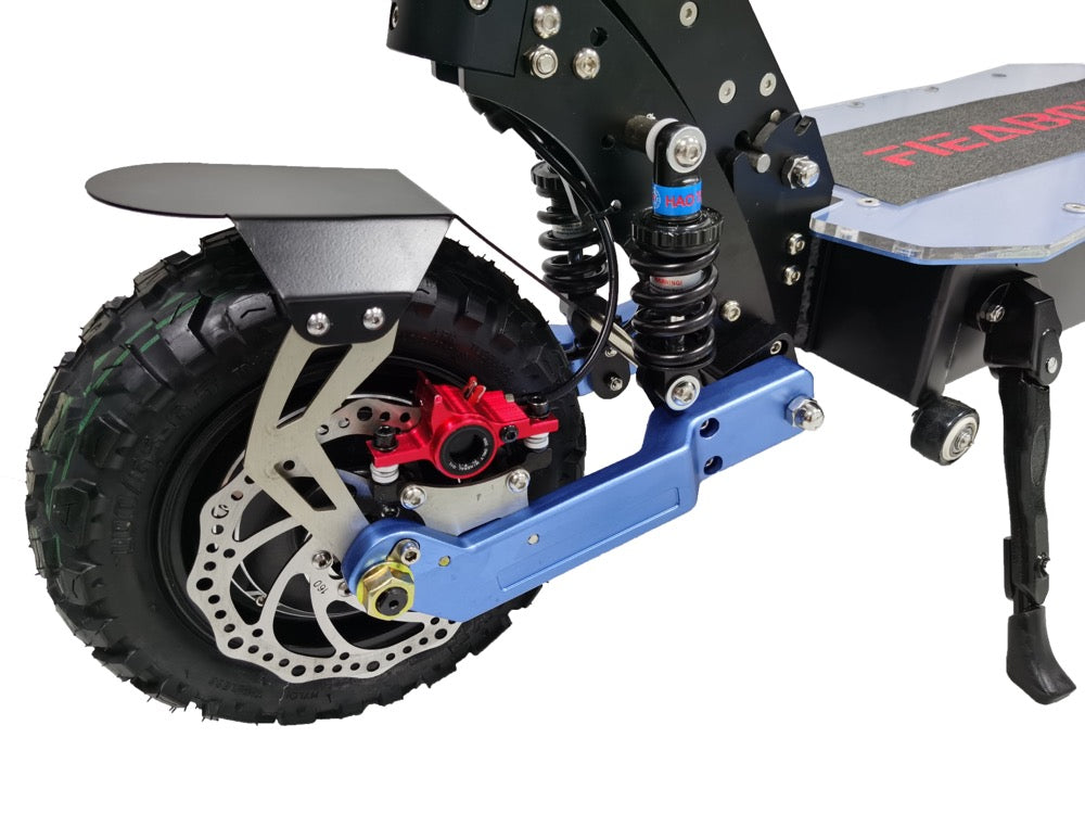 Full Waterproof Electric Scooter 5600w Two Wheels Off Road Fast Speed Full Suspensions Foldable Scooter