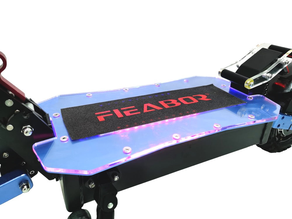 Full Waterproof Electric Scooter 5600w Two Wheels Off Road Fast Speed Full Suspensions Foldable Scooter